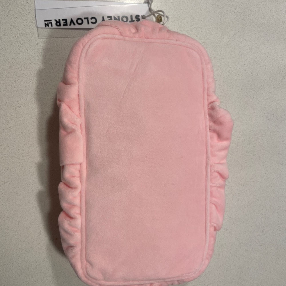 Stoney Clover Lane Velvet Ruffle Small Pouch